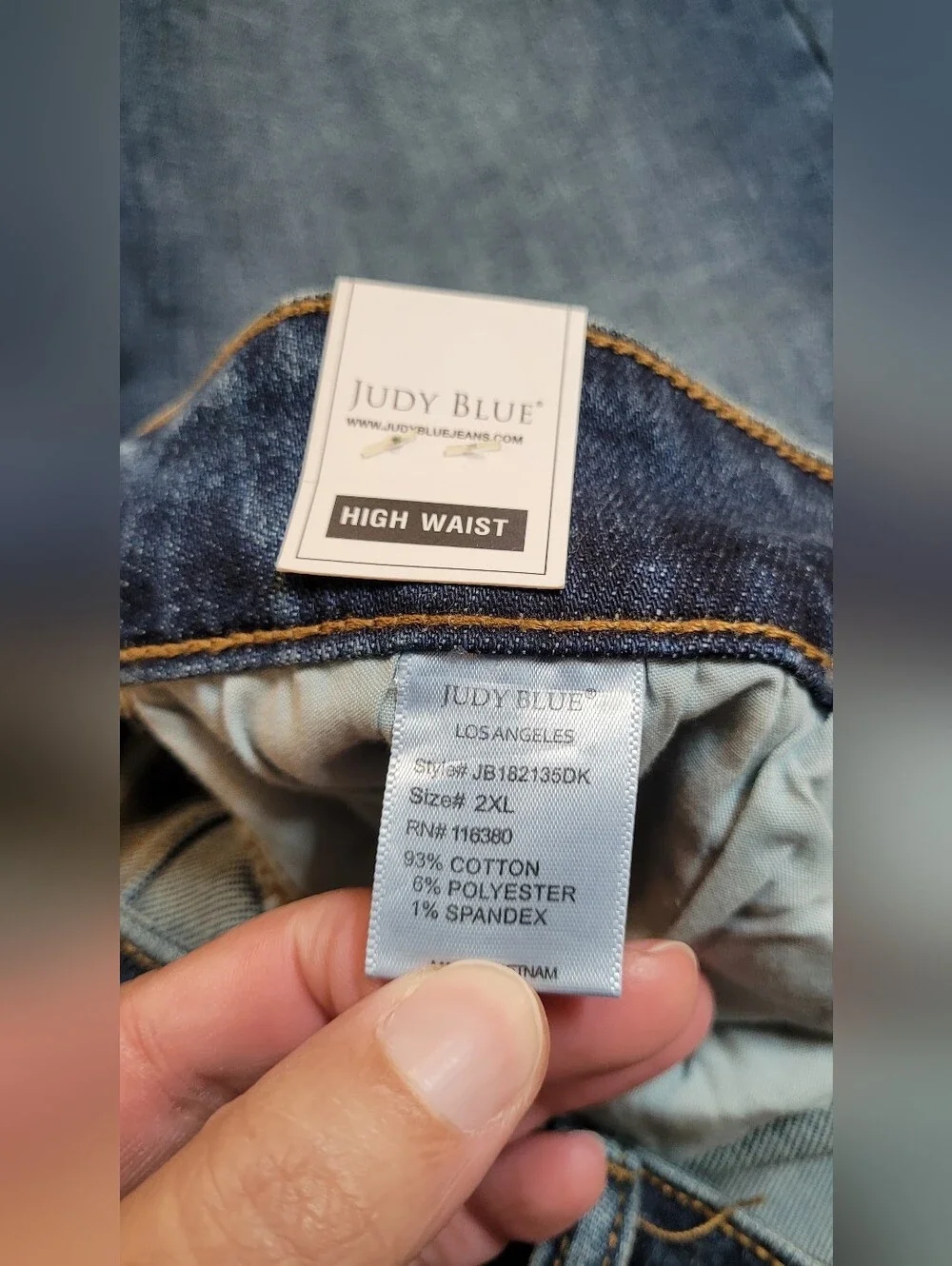 NWT | Judy Blue High Rise Bermuda Length Denim Shorts